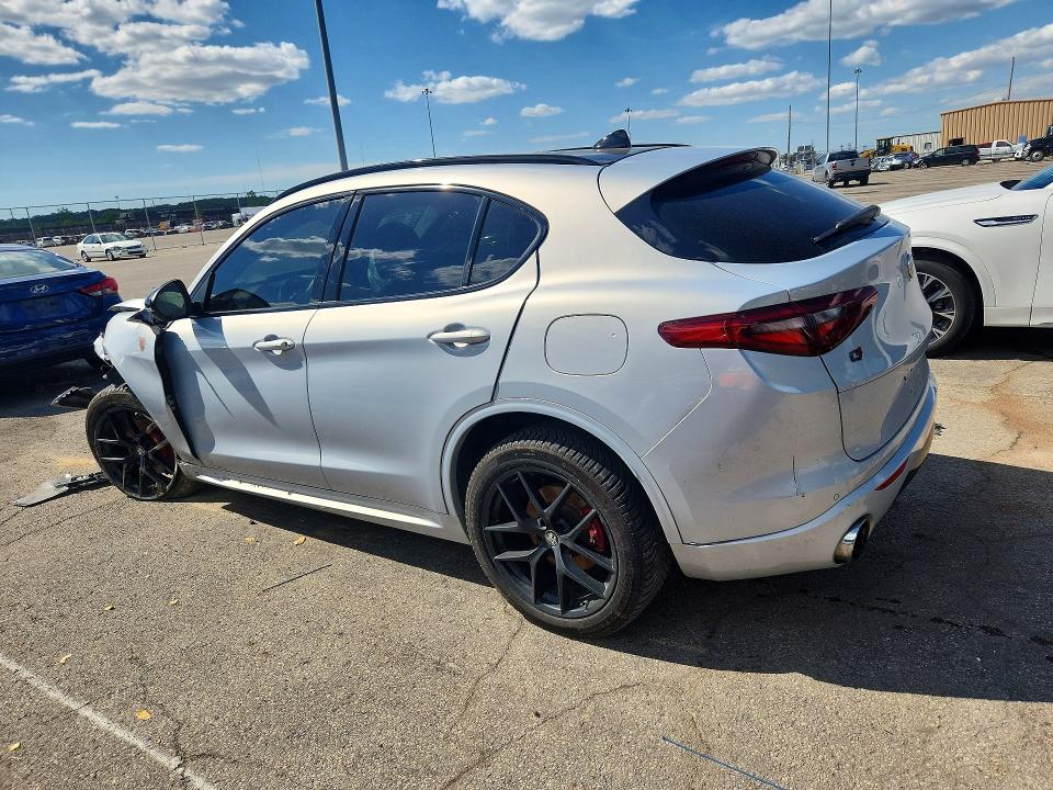 2021 Alfa romeo Stelvio VIN ZASPAKBN6M7D15373 COPART salvage auction — FRONT END, Oh - Cert Of Title-Salvage, sold $2,150 on 2026-07-08 (photo 2)