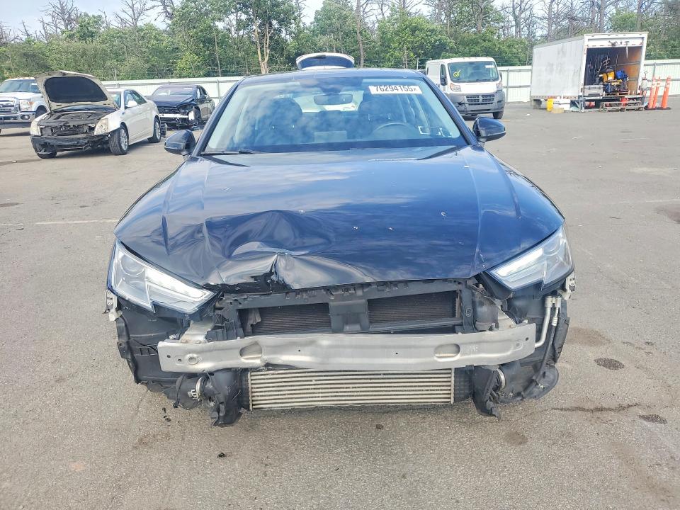 2019 Audi A4 VIN WAUDNAF46KA014353 COPART salvage auction — FRONT END, Ny - Mv-907A Salvage Certificate, sold $5,600 on 2026-07-08 (photo 5)