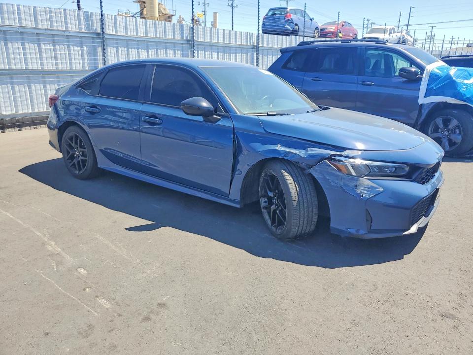 2025 Honda VIN 2HGFE2F53SH588468 COPART salvage auction — FRONT END, Ca - Salvage Certificate, sold $7,900 on 2026-07-29 (photo 4)