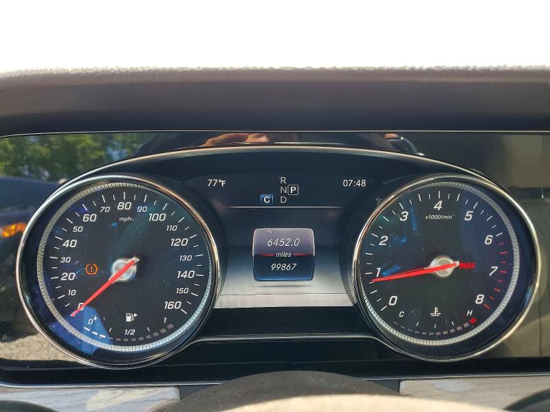 2018 Mercedes-benz E-klasse VIN WDD1J6GB1JF016479 COPART salvage auction — REAR END, Ma - Cert Of Title-Salvage, sold $7,900 on 2026-07-15 (photo 9)