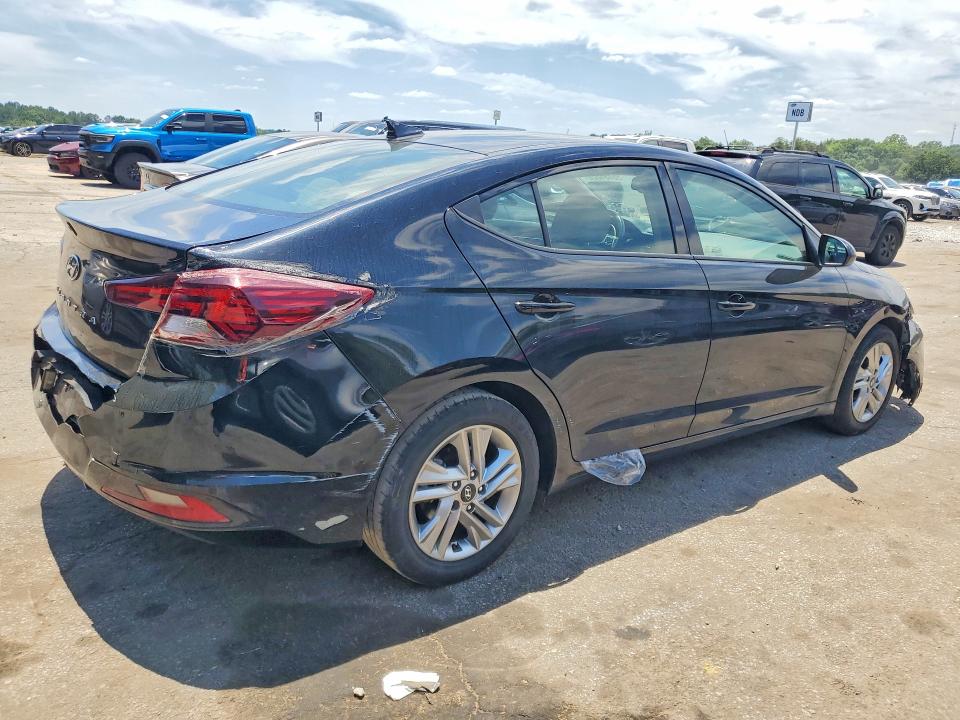 2020 Hyundai Elantra VIN KMHD84LF6LU939549 COPART salvage auction — REAR END, Ga - Certificate Of Title (P), sold $4,250 on 2026-07-10 (photo 3)