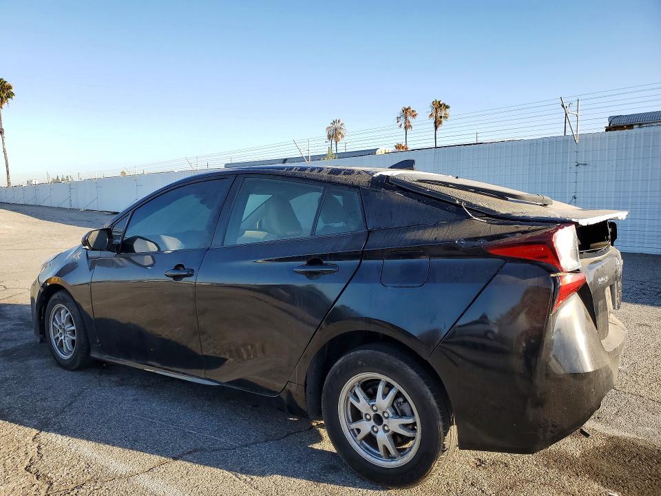2019 Toyota Prius VIN JTDKARFU6K3079406 COPART salvage auction — REAR END, Ca - Salvage Certificate, sold $80 on 2026-07-24 (photo 2)
