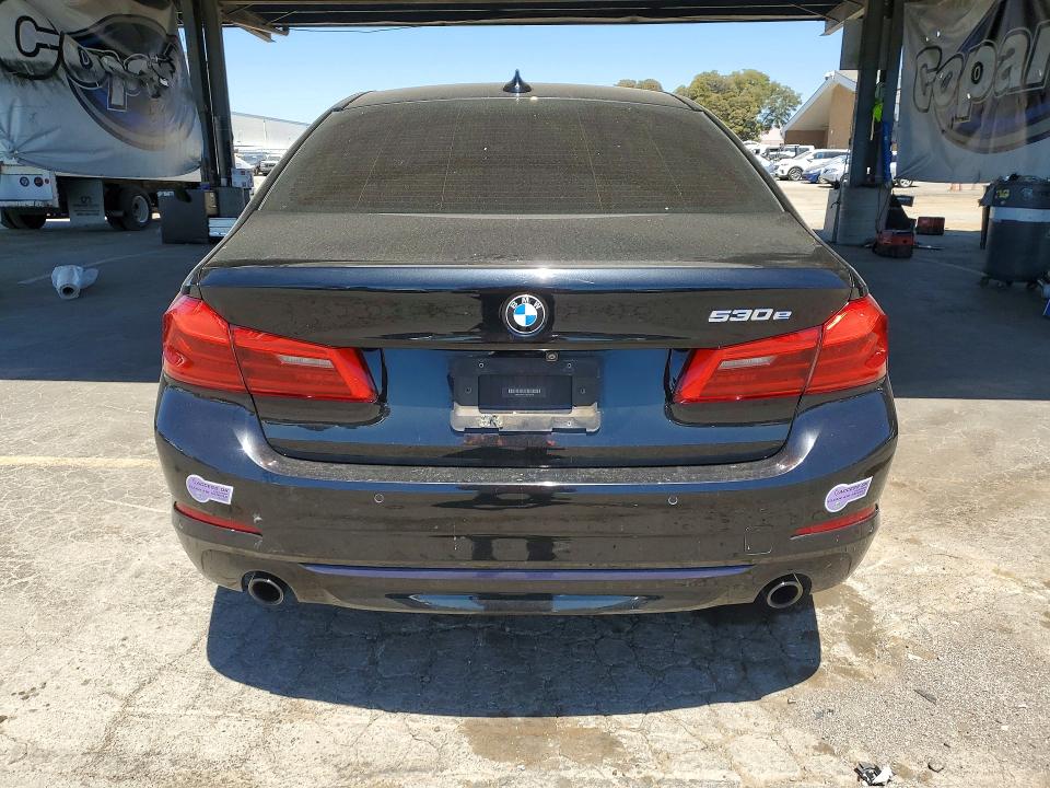 2018 BMW 5er VIN WBAJA9C54JB250406 COPART salvage auction — FRONT END, Ca - Salvage Certificate, sold $7,700 on 2026-07-09 (photo 6)