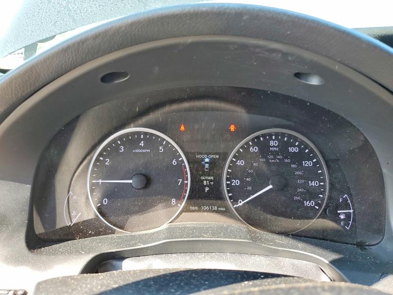 2013 Lexus ES VIN JTHBK1GG8D2047717 COPART salvage auction — FRONT END, Sc - Cert Of Title-Salvage, sold $3,600 on 2026-07-27 (photo 9)