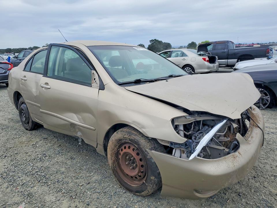 2005 Toyota Corolla VIN 1NXBR32E25Z549168 COPART salvage auction — ROLLOVER, Ca - Dis/Dlr/Exp Only Clean Title, sold $300 on 2026-07-19 (photo 4)
