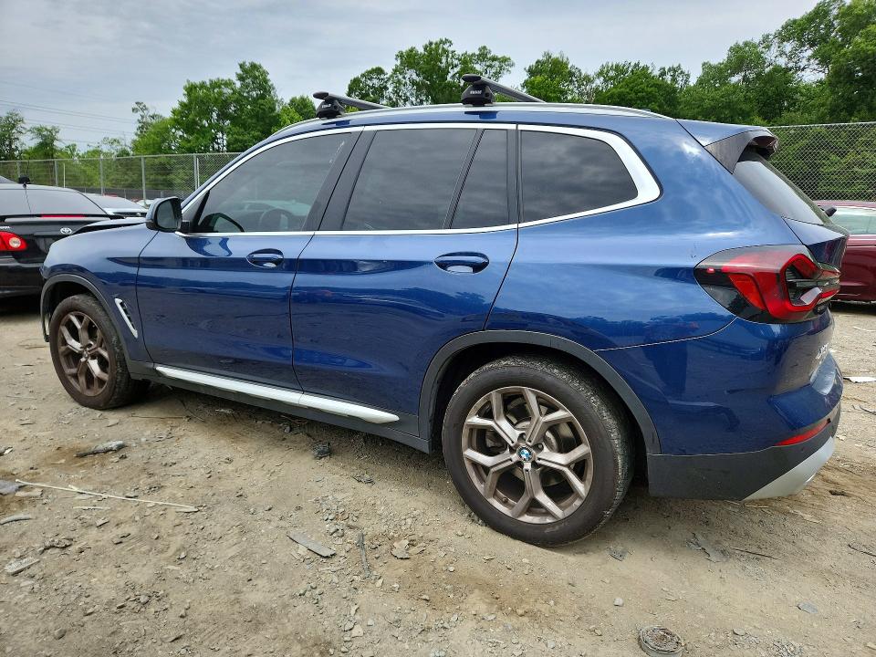 2022 BMW VIN 5UX53DP06N9M98572 COPART salvage auction — FRONT END, Md - Cert Of Salvage > 75% Damage, sold $11,000 on 2026-07-28 (photo 2)