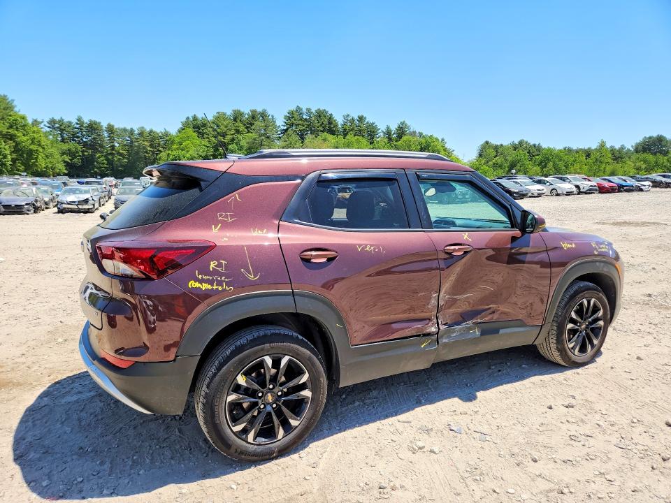 2023 Chevrolet VIN KL79MRSL4PB175841 COPART salvage auction — SIDE, MA - CERT OF TITLE-SALVAGE, sold $10,600 on 2026-07-30 (photo 3)