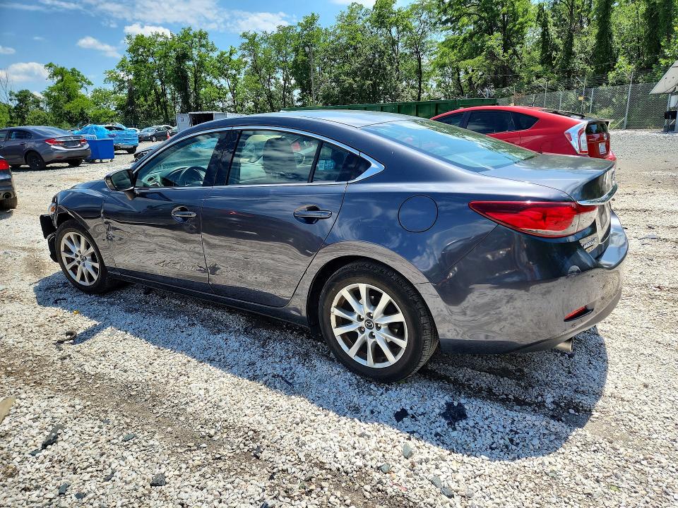 2015 Mazda 6 VIN JM1GJ1U53F1212708 COPART salvage auction — SIDE, Md - Cert Of Salvage > 75% Damage, sold $725 on 2026-07-09 (photo 2)