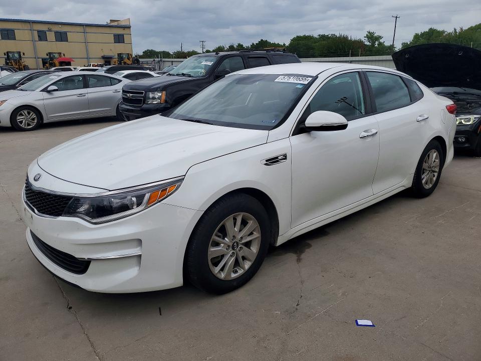 2016 Kia VIN KNAGT4L30G5075763 COPART salvage auction — HAIL, Tx - Certificate Of Title, sold $1,950 on 2026-07-30 (photo 1)