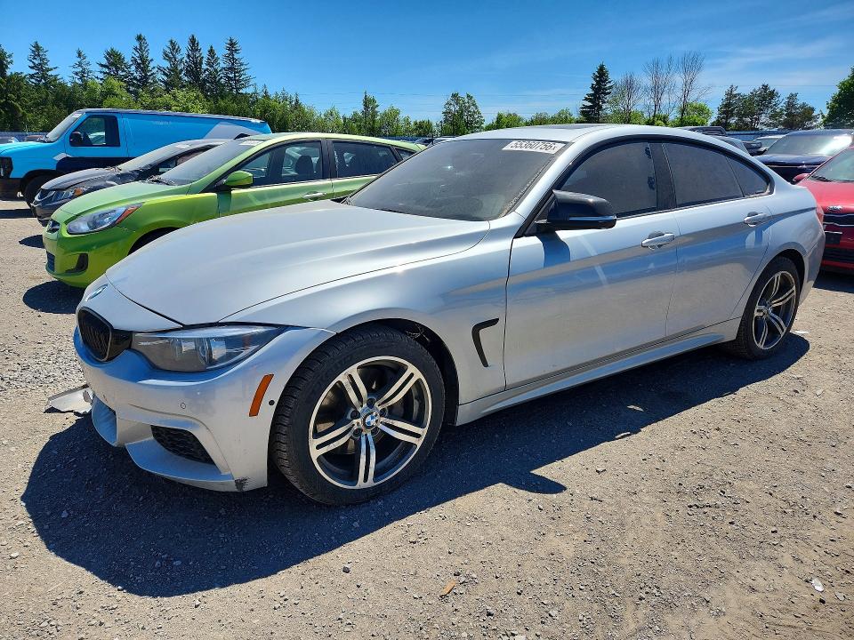 2018 BMW 4 series VIN WBA4J7C58JBH14365 COPART salvage auction — FRONT END, On - Permit No Brand - Unfit, sold $12,700 on 2026-07-09 (photo 1)