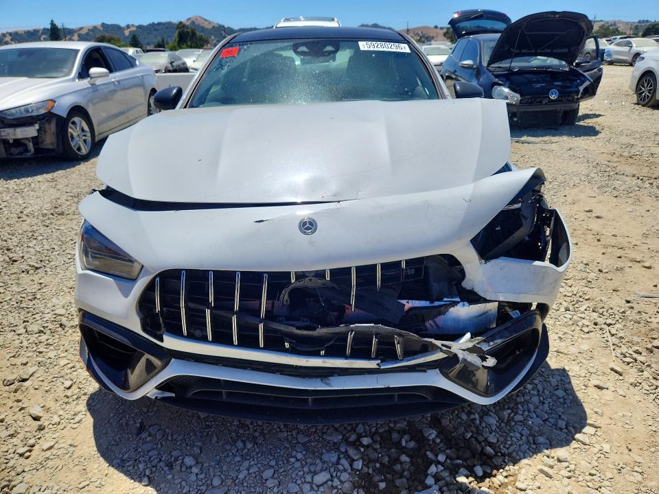 2020 Mercedes-benz Cla-klasse amg VIN W1K5J5DB4LN082890 COPART salvage auction — FRONT END, Ca - Salvage Certificate, sold $13,600 on 2026-07-09 (photo 5)