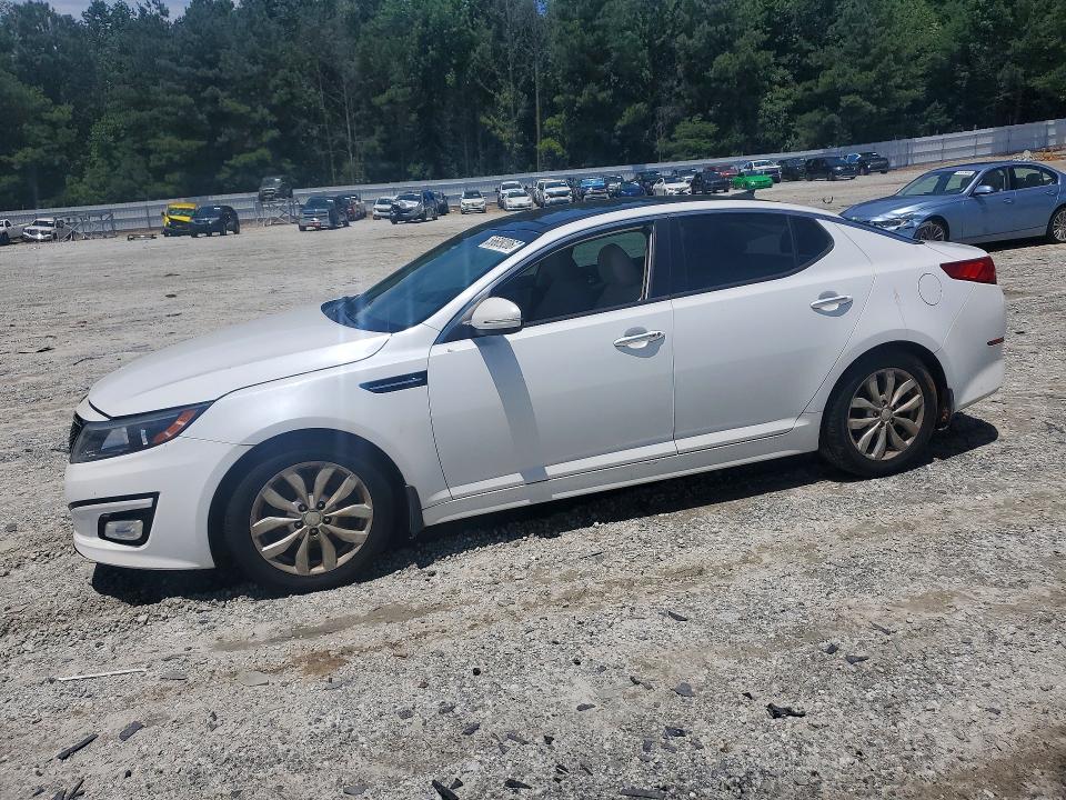 2015 Kia Optima VIN 5XXGN4A7XFG433190 COPART salvage auction — MECHANICAL, Salvage Title, sold $825 on 2026-07-22 (photo 1)