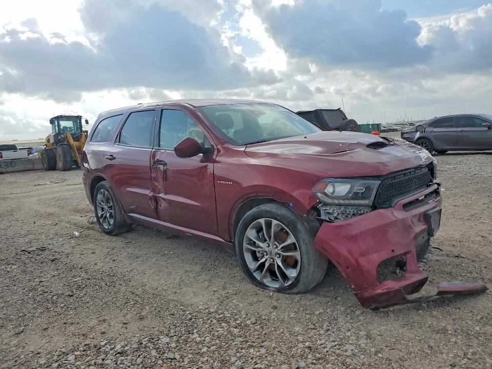 2020 Dodge Durango VIN 1C4SDJCT2LC383063 COPART salvage auction — FRONT END, TX - SALVAGE VEHICLE TITLE, sold $1,300 on 2026-07-09 (photo 4)