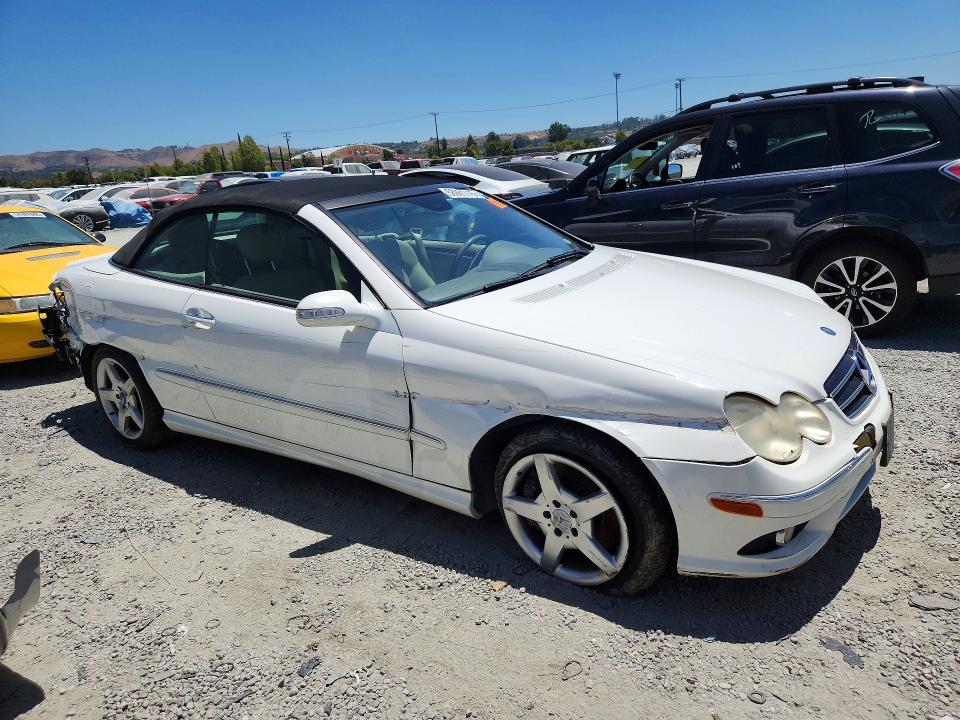 2006 Mercedes-benz Clk-class VIN WDBTK75G16T056816 COPART salvage auction — SIDE, Ca - Dis/Dlr/Exp App For Dup Clean, sold $425 on 2026-07-29 (photo 4)