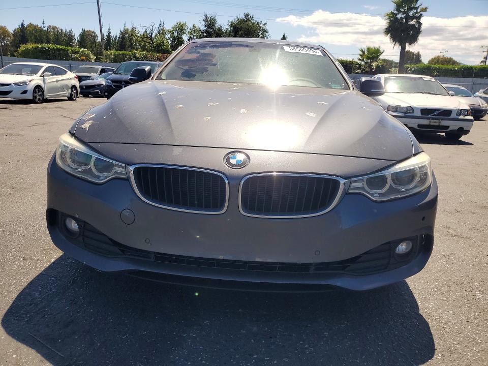 2015 BMW 4 series VIN WBA3N7C52FK224590 COPART salvage auction — UNDERCARRIAGE, Ca - Salvage Certificate, sold $1,750 on 2026-07-09 (photo 5)