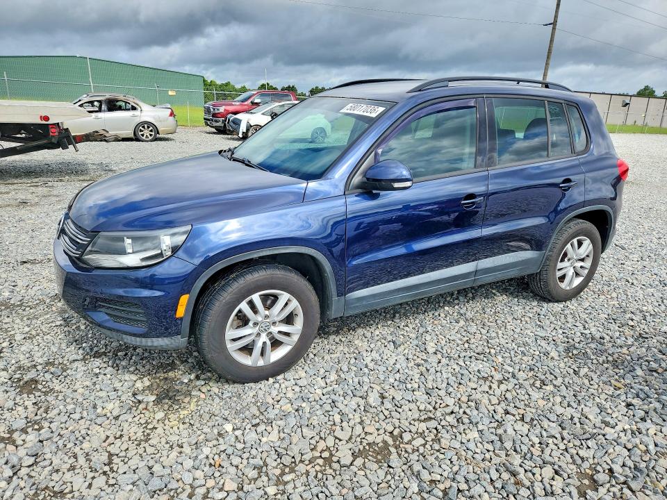 2016 Volkswagen Tiguan VIN WVGAV7AXXGW511812 COPART salvage auction — NORMAL WEAR, Ga - Certificate Of Title, sold $1,750 on 2026-07-14 (photo 1)