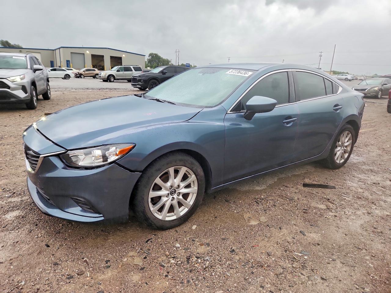 2016 Mazda 6 VIN JM1GJ1U51G1422399 COPART salvage auction — Front End, OK - CERT OF TITLE-SALVAGE, sold $3,650 on 2020-09-18 (photo 1)