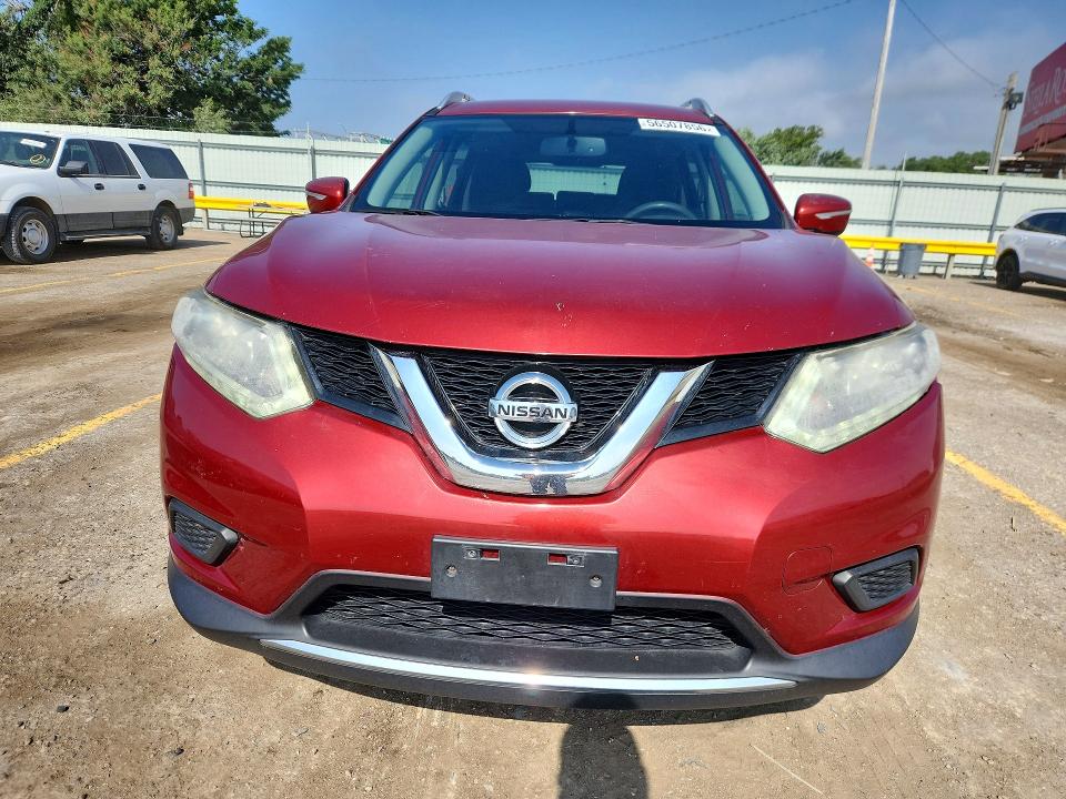 2015 Nissan Rogue VIN KNMAT2MT2FP522138 COPART salvage auction — REAR END, Ks - Cert Of Title-Salvage, sold $975 on 2026-07-15 (photo 5)