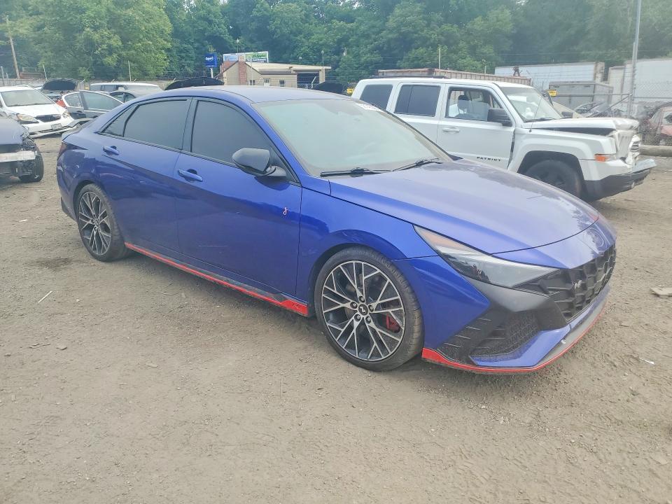 2023 Hyundai VIN KMHLW4AK9PU012052 COPART salvage auction — REAR END, Md - Cert Of Salvage > 75% Damage, sold $7,700 on 2026-07-28 (photo 4)