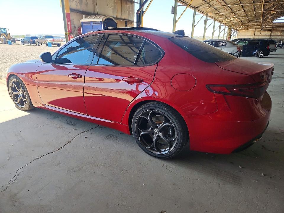 2018 Alfa romeo Giulia VIN ZARFAECN8J7595755 COPART salvage auction — MINOR DENT/SCRATCHES, NJ - CERT OF TITLE-SALVAGE, sold $1,400 on 2026-08-03 (photo 2)