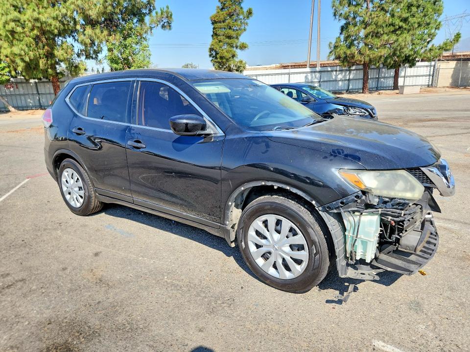 2016 Nissan Rogue VIN 5N1AT2MN8GC796076 COPART salvage auction — FRONT END, Ca - Salvage Certificate, sold $1,800 on 2026-07-02 (photo 4)