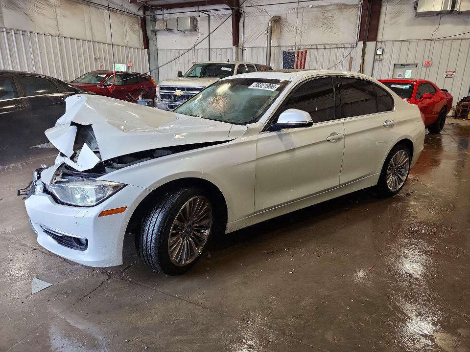 2015 BMW 3er VIN WBA3B3G50FNR86844 COPART salvage auction — FRONT END, Wi - Junked Vehicle Bill Of Sale, sold $1,050 on 2026-07-20 (photo 1)