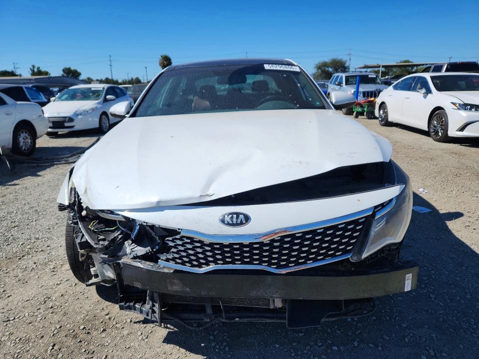 2016 Kia Optima VIN 5XXGW4L2XGG024865 COPART salvage auction — FRONT END, Ca - Salvage Certificate, sold $1,400 on 2026-07-28 (photo 5)