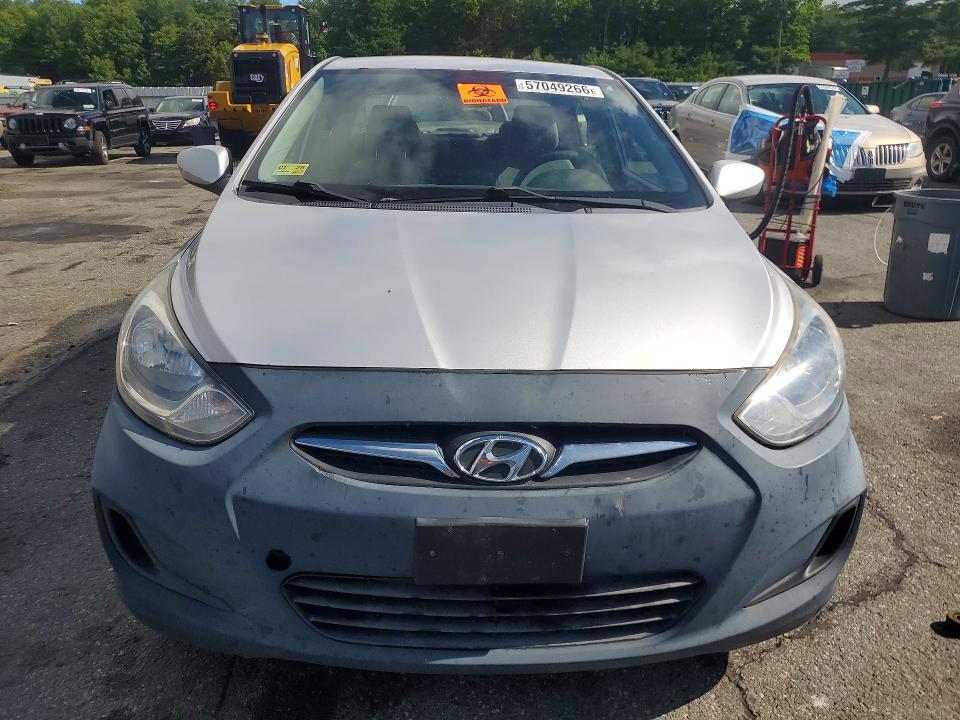 2012 Hyundai Accent VIN KMHCT4AE3CU083440 COPART salvage auction — REAR END, Ri - Salvage Certificate Of Title, sold $125 on 2026-07-28 (photo 5)