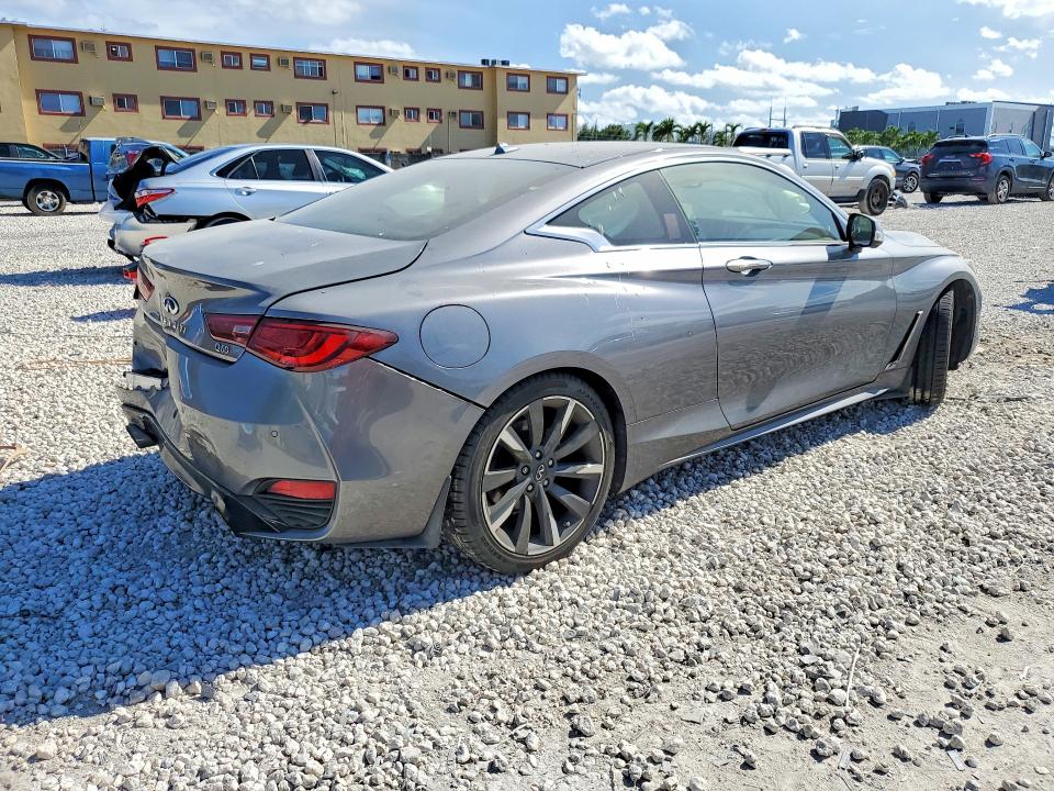 2022 Infiniti Q60 VIN JN1EV7KK1NM600608 COPART salvage auction — REAR END, FL - CERT OF TITLE SLVG REBUILDABLE, sold $5,800 on 2026-07-28 (photo 3)