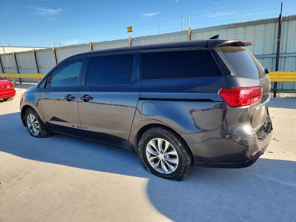2021 Kia SEDONA VIN KNDMB5C18M6673831 COPART salvage auction — FRONT END, Tx - Certificate Of Title, sold $2,450 on 2026-07-10 (photo 2)