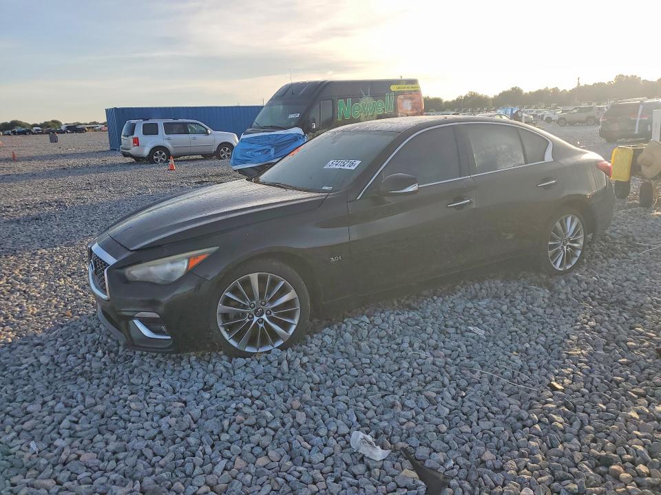 2018 Infiniti Q50 VIN JN1EV7AP6JM363119 COPART salvage auction — MINOR DENT/SCRATCHES, Fl - Cert Of Title W/Slvg History (P), sold $1,250 on 2026-07-02 (photo 1)