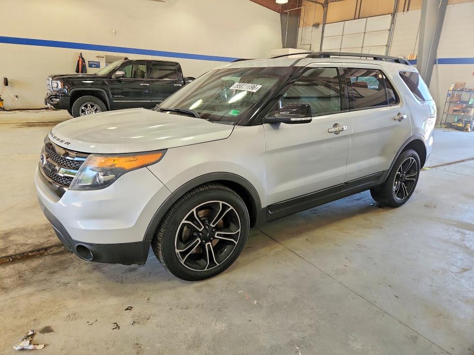 2014 Ford Explorer VIN 1FM5K8GT9EGB49886 COPART salvage auction — FRONT END, VA - CERT OF TITLE - SALVAGE, sold $550 on 2026-07-02 (photo 1)