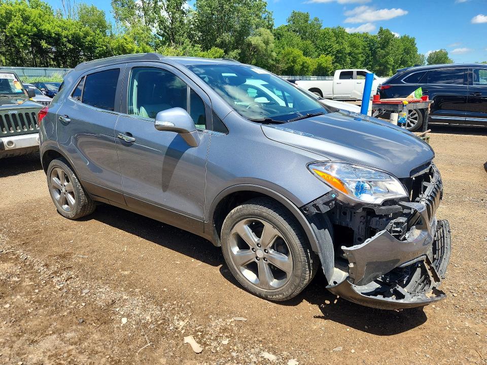 2014 Buick . VIN KL4CJESB6EB627880 COPART salvage auction — FRONT END, Mi - Certificate Of Title, sold $350 on 2026-07-29 (photo 4)