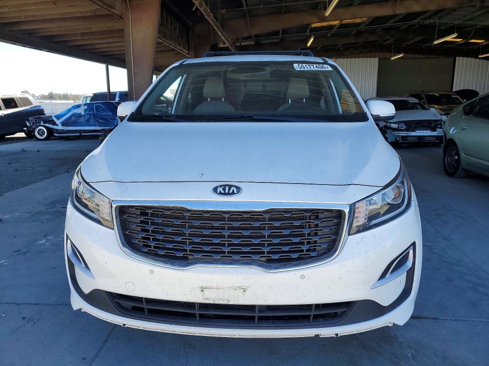 2021 Kia SEDONA VIN KNDMB5C10M6673418 COPART salvage auction — FRONT END, Ca - Salvage Certificate, sold $3,900 on 2026-07-09 (photo 5)