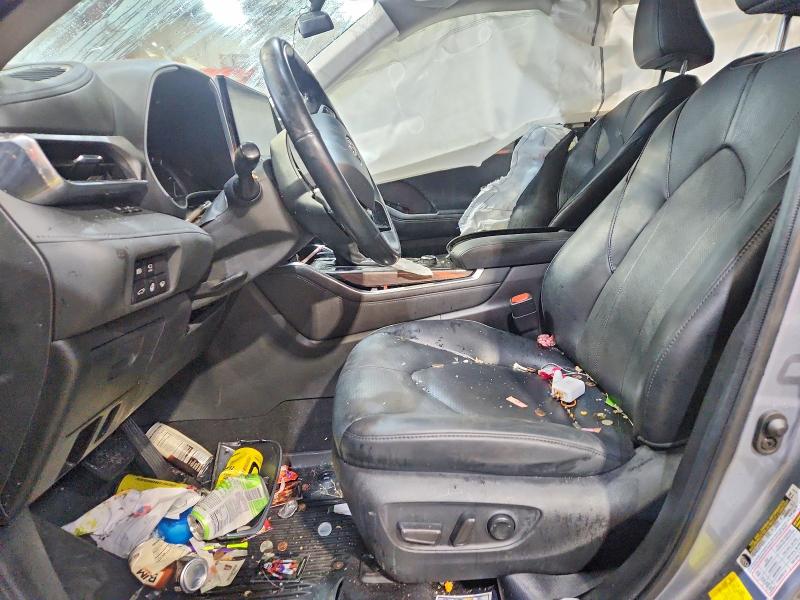 2022 Toyota Highlander VIN 5TDDZRBH9NS213046 COPART salvage auction — ROLLOVER, Ok - Certificate Of Title, sold $7,700 on 2026-07-22 (photo 7)