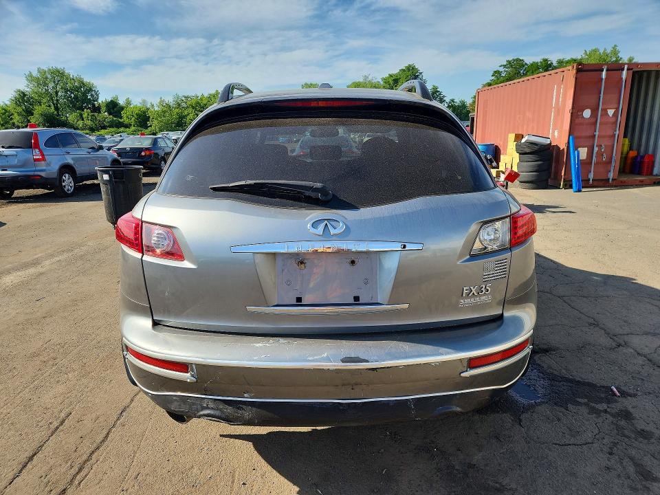 2006 Infiniti Fx35 VIN JNRAS08W46X202573 COPART salvage auction — UNDERCARRIAGE, CT - CERT OF TITLE-SALVAGE, sold $475 on 2026-07-02 (photo 6)