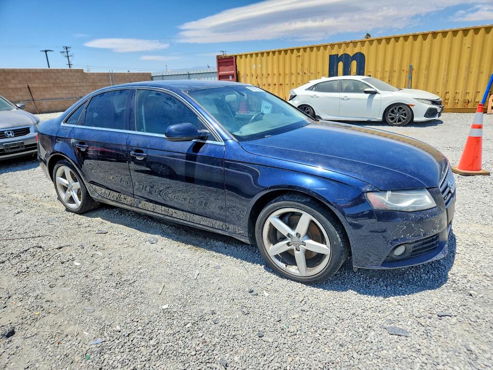 2011 Audi A4 VIN WAUFFAFL5BN018156 COPART salvage auction — MECHANICAL, Ca - Dis/Dlr/Exp Only Clean Title, sold $700 on 2026-07-22 (photo 4)