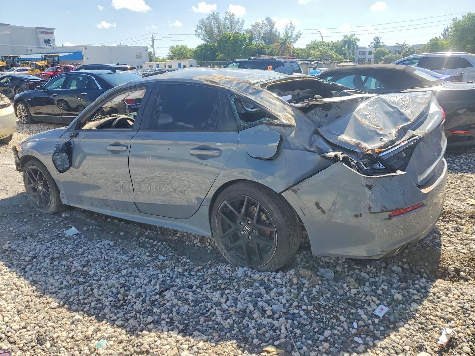 2024 Honda Civic VIN 2HGFE1E50RH476667 COPART salvage auction — VANDALISM, PA - CERTIFICATE OF SALVAGE, sold $3,200 on 2026-07-02 (photo 2)
