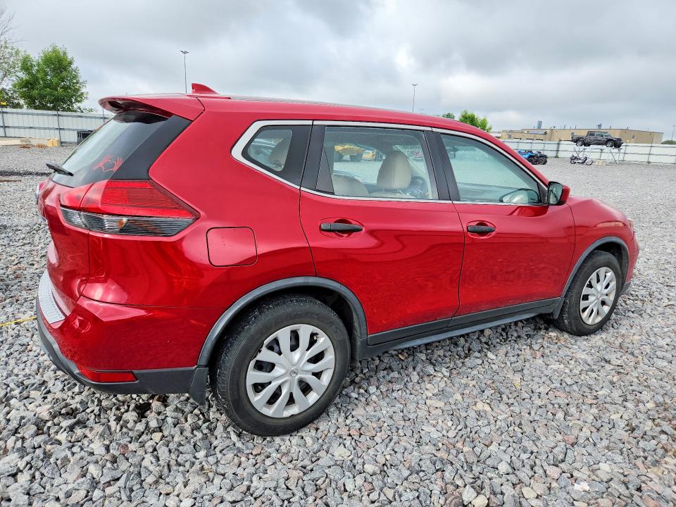 2017 Nissan Rogue VIN JN8AT2MT4HW389945 COPART salvage auction — FRONT END, LA - CERT OF TITLE-SALVAGE, sold $400 on 2026-07-27 (photo 3)