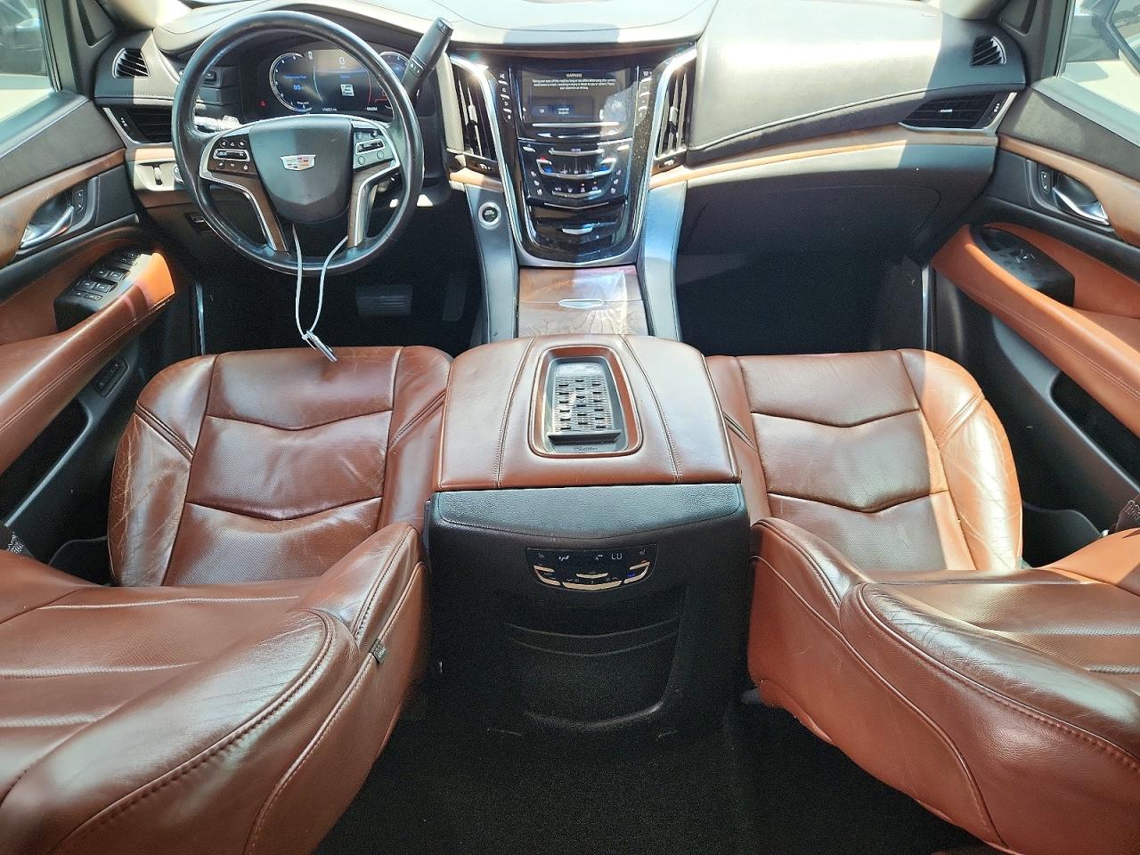 2016 Cadillac Escalade VIN 1GYS4CKJ9GR143873 COPART salvage auction — Front End, Sv - Salvage Title, sold $9,400 on 2026-07-09 (photo 8)
