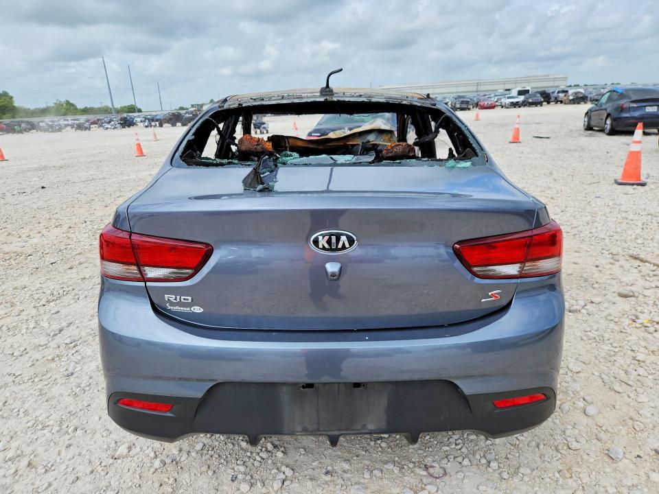 2020 Kia Rio VIN 3KPA24AD7LE337378 COPART salvage auction — BURN, Tx - Nonrepairable Title, sold $60 on 2026-07-09 (photo 6)