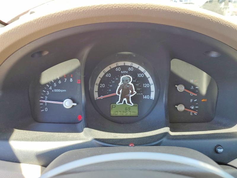 2005 Kia Sportage VIN KNDJE723457107833 COPART salvage auction — REAR END, Ca - Salvage Certificate, sold $350 on 2026-07-21 (photo 9)
