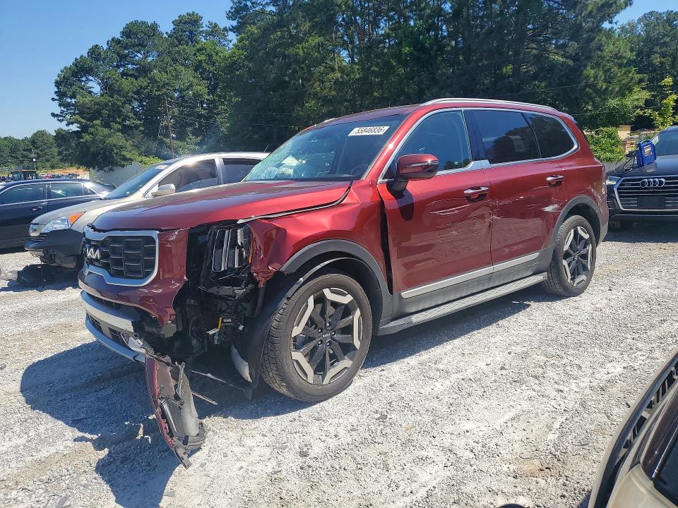 2024 Kia Telluride VIN 5XYP64GC8RG464102 COPART salvage auction — FRONT END, Ga - Cert Of Title-Salvage, sold $175 on 2026-07-27 (photo 1)