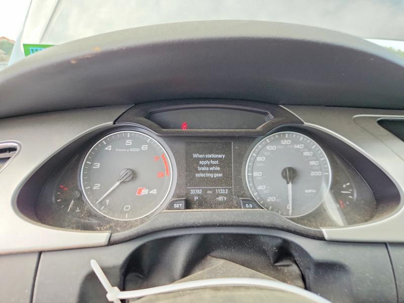 2012 Audi Rs4 VIN WAUBGAFL0CA043390 COPART salvage auction — SIDE, NJ - CERT OF TITLE-SALVAGE, sold $6,300 on 2026-07-31 (photo 9)