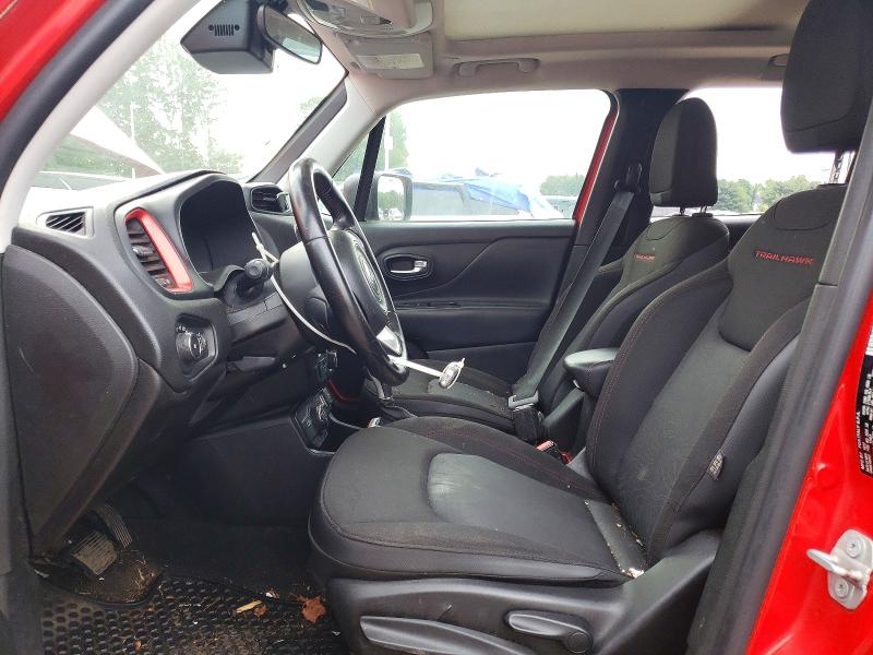 2018 Jeep Renegade VIN ZACCJBCB9JPG72587 COPART salvage auction — FRONT END, Ct - Certificate Of Title, sold $2,950 on 2026-07-31 (photo 7)