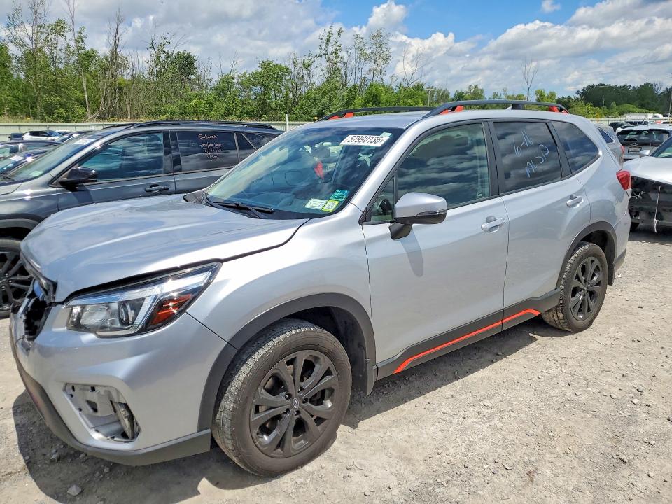 2019 Subaru Forester VIN JF2SKAJC0KH418131 COPART salvage auction — FRONT END, Ny - Mv-907A Salvage Certificate, sold $3,000 on 2026-07-06 (photo 1)
