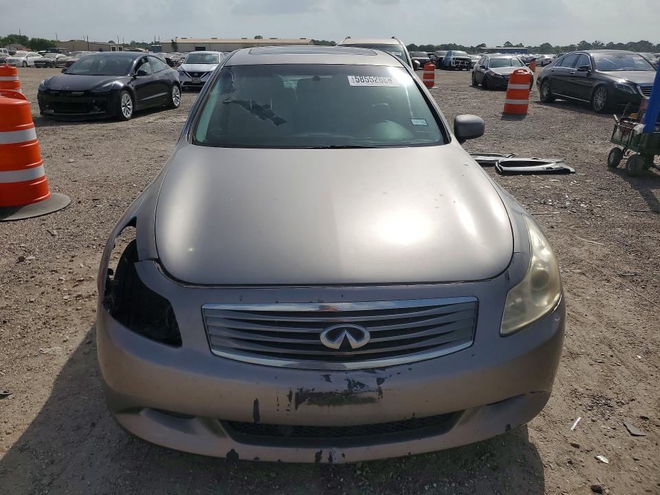 2008 Infiniti G VIN JNKBV61E58M211091 COPART salvage auction — MINOR DENT/SCRATCHES, Tx - Salvage Vehicle Title, sold $400 on 2026-07-20 (photo 5)