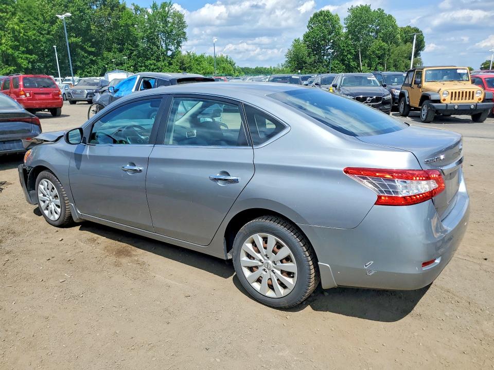 2014 Nissan Sentra VIN 3N1AB7AP7EY273696 COPART salvage auction — FRONT END, Ct - Cert Of Title-Salvage, sold $475 on 2026-07-02 (photo 2)