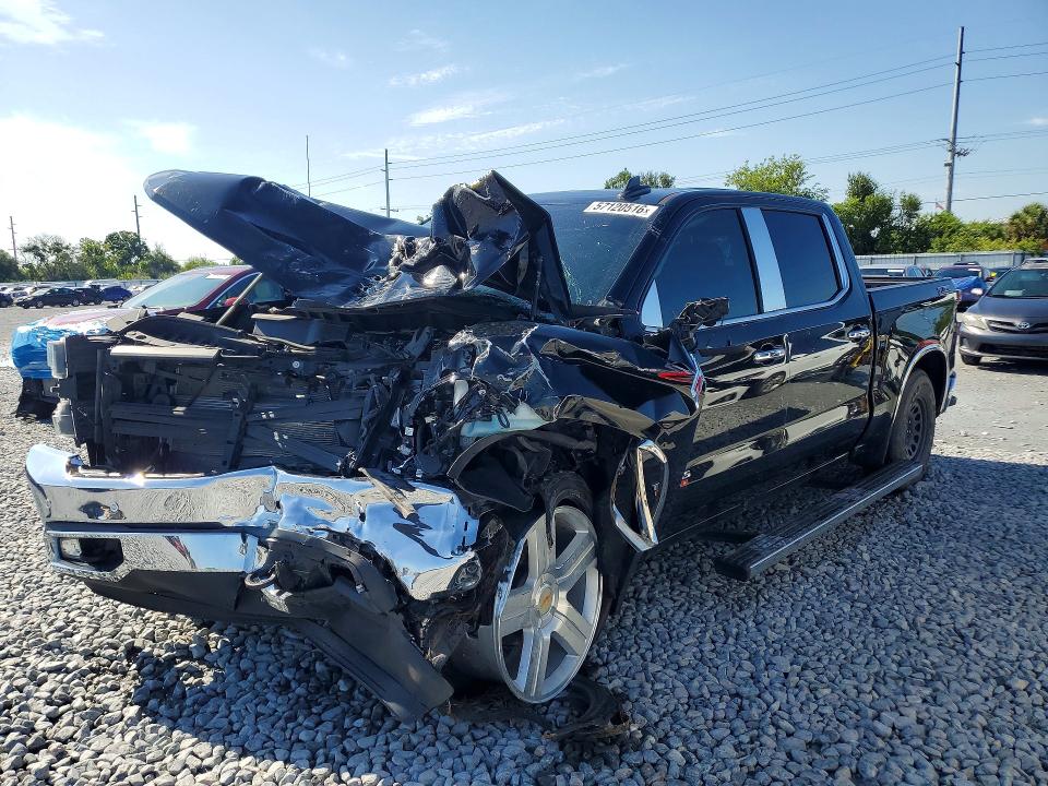 2020 Chevrolet Silverado VIN 1GCUYGEL2LZ291803 COPART salvage auction — FRONT END, Fl - Cert Of Title Slvg Rebuildable, sold $6,200 on 2026-08-01 (photo 1)