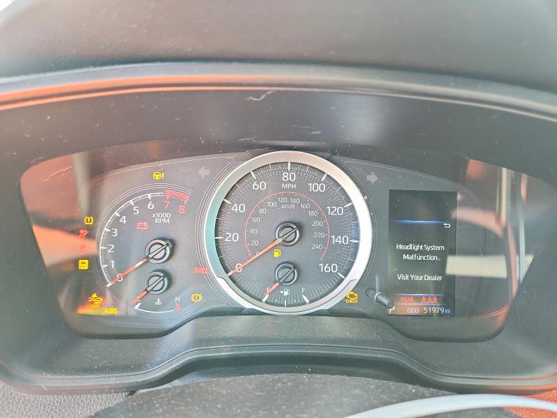 2022 Toyota VIN 5YFS4MCE6NP102511 COPART salvage auction — FRONT END, TX - SALVAGE VEHICLE TITLE (P), sold $2,550 on 2026-07-31 (photo 9)